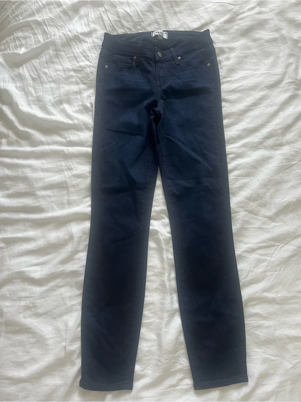 PAIGE Dark Wash Verdugo Ankle Jeans - Size 25 Waist